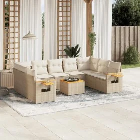Juego de sofás jardín con cojines beige 10 pzas ratán sintético von , Gartensets - Ref: Foro24-3227122, Preis: 701,41 €, Raba...
