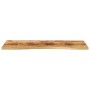Tablero escritorio con curva madera mango rugosa 110x50x2,5 cm by , Desk accessories and products - Ref: Foro24-370180, Price...