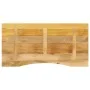 Tablero escritorio con curva madera mango rugosa 110x50x2,5 cm by , Desk accessories and products - Ref: Foro24-370180, Price...