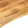 Tablero escritorio con curva madera mango rugosa 110x50x2,5 cm by , Desk accessories and products - Ref: Foro24-370180, Price...
