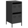 Aparador de acero laminado en frío negro 35x39x73,5 cm by , Sideboards - Ref: Foro24-851394, Price: 62,27 €, Discount: %