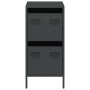 Aparador de acero laminado en frío negro 35x39x73,5 cm de , Aparadores - Ref: Foro24-851394, Precio: 62,27 €, Descuento: %
