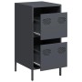 Aparador de acero laminado en frío antracita 35x39x73,5 cm de , Aparadores - Ref: Foro24-851396, Precio: 88,41 €