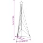 Luces para árbol de Navidad 363 LED azul 182 cm by , Christmas trees - Ref: Foro24-4016410, Price: 24,60 €, Discount: %