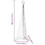 Luces para árbol de Navidad 495 LED azul 300,5 cm by , Christmas trees - Ref: Foro24-4016438, Price: 44,81 €, Discount: %