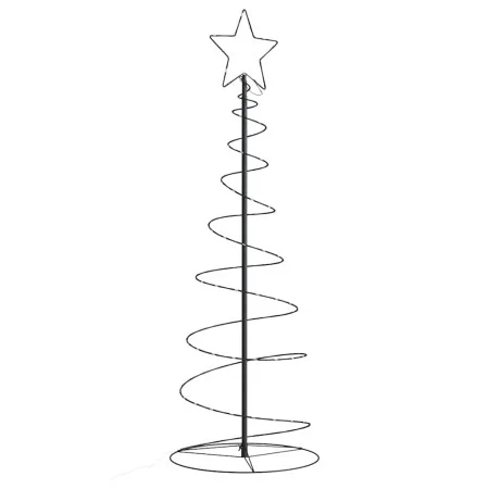 Árbol de Navidad cono de luz 100 LEDs blanco cálido 150 cm by , Christmas lights - Ref: Foro24-4019498, Price: 65,19 €, Disco...