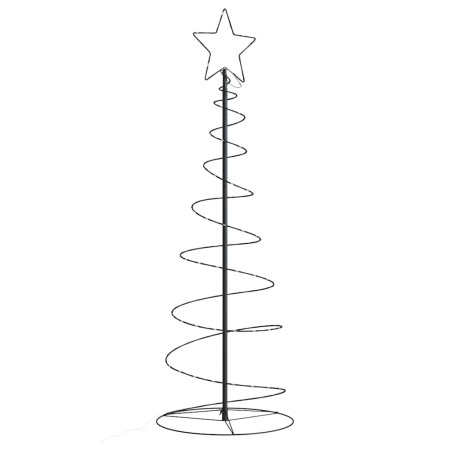 Árbol de Navidad cono de luz 100 LEDs blanco cálido 150 cm von , Weihnachtsbeleuchtung - Ref: Foro24-4019498, Preis: 66,36 €,...