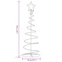 Árbol de Navidad cono de luz 100 LEDs blanco cálido 150 cm von , Weihnachtsbeleuchtung - Ref: Foro24-4019498, Preis: 66,36 €,...