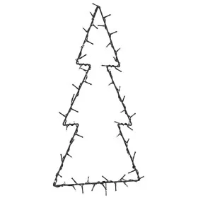 Luces de Navidad Silueta de Árbol 80 LEDs blanco cálido by , Christmas lights - Ref: Foro24-4019604, Price: 16,08 €, Discount: %