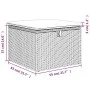 Set sofás jardín y cojines 2 pzas ratán sintético acacia negro by , Garden sets - Ref: Foro24-3328668, Price: 108,13 €, Disco...