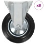 Ruedas fijas 8 unidades 160 mm de , Manipulación de materiales - Ref: Foro24-277981, Precio: 89,27 €, Descuento: %