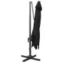 Cantilever umbrella with pole and black LED lights 300 cm by vidaXL, Umbrellas - Ref: Foro24-312348, Price: 292,86 €, Discoun...