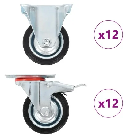 Ruedas 24 unidades 75 mm by , Material handling - Ref: Foro24-278039, Price: 93,62 €, Discount: %