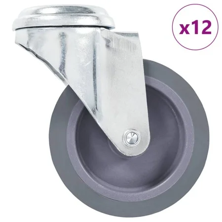 Ruedas giratorias con agujero pasador 12 unidades 75 mm by , Material handling - Ref: Foro24-277852, Price: 61,99 €, Discount: %