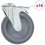 Ruedas giratorias con agujero pasador 16 unidades 125 mm by , Material handling - Ref: Foro24-277878, Price: 116,61 €, Discou...