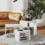 Mesas apilables 3 piezas madera contrachapada blanco by , Side tables - Ref: Foro24-808576, Price: 55,62 €, Discount: %