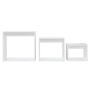 Mesas apilables 3 piezas madera contrachapada blanco by , Side tables - Ref: Foro24-808576, Price: 56,43 €, Discount: %