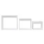 Mesas apilables 3 piezas madera contrachapada blanco by , Side tables - Ref: Foro24-808576, Price: 55,62 €, Discount: %