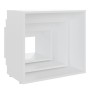 Mesas apilables 3 piezas madera contrachapada blanco by , Side tables - Ref: Foro24-808576, Price: 56,43 €, Discount: %