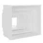 Mesas apilables 3 piezas madera contrachapada blanco by , Side tables - Ref: Foro24-808576, Price: 55,62 €, Discount: %