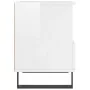 Mesita de noche madera contrachapada blanco brillo 40x35x50 cm de , Mesitas de noche - Ref: Foro24-830640, Precio: 57,18 €, D...