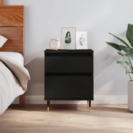 Mesita de noche madera contrachapada negro 40x35x50 cm von , Nachttische - Ref: Foro24-830654, Preis: 50,25 €, Rabatt: %