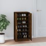 Mueble zapatero madera contrachapada roble ahumado 55x35x108 cm de , Zapateros y organizadores de calzado - Ref: Foro24-34266...