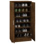 Mueble zapatero madera contrachapada roble ahumado 55x35x108 cm de , Zapateros y organizadores de calzado - Ref: Foro24-34266...