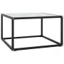 Schwarzer Couchtisch mit weißem Marmorglas 60x60x35 cm von vidaXL, Couchtisch - Ref: Foro24-322873, Preis: 59,29 €, Rabatt: %