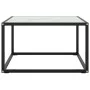 Schwarzer Couchtisch mit weißem Marmorglas 60x60x35 cm von vidaXL, Couchtisch - Ref: Foro24-322873, Preis: 59,29 €, Rabatt: %
