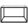 Schwarzer Couchtisch mit weißem Marmorglas 60x60x35 cm von vidaXL, Couchtisch - Ref: Foro24-322873, Preis: 60,37 €, Rabatt: %