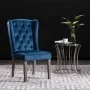 Sillas de comedor 2 unidades terciopelo azul by , dining chairs - Ref: Foro24-3055847, Price: 368,88 €, Discount: %