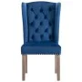 Sillas de comedor 2 unidades terciopelo azul by , dining chairs - Ref: Foro24-3055847, Price: 368,88 €, Discount: %