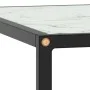 Schwarzer Couchtisch mit weißem Marmorglas 60x60x35 cm von vidaXL, Couchtisch - Ref: Foro24-322873, Preis: 59,29 €, Rabatt: %