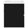 Mueble con lavabo negro madera contrachapada von , Badezimmerwaschtische - Ref: Foro24-3071532, Preis: 127,16 €, Rabatt: %