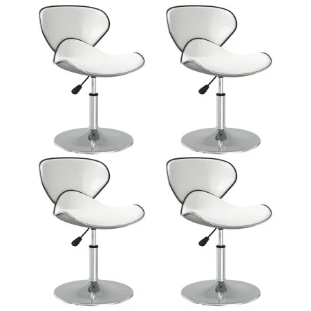 Sillas de comedor 4 unidades cuero sintético blanco von , Essstühle - Ref: Foro24-3088575, Preis: 230,36 €, Rabatt: %