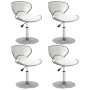 Sillas de comedor 4 unidades cuero sintético blanco by , dining chairs - Ref: Foro24-3088575, Price: 235,78 €, Discount: %