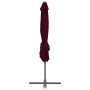 Sombrilla jardín voladiza palo de acero burdeos 250x250 cm by vidaXL, Umbrellas - Ref: Foro24-312308, Price: 95,46 €, Discoun...