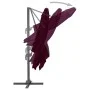 Sombrilla voladiza con poste de aluminio rojo burdeos 300x300cm de vidaXL, Sombrillas - Ref: Foro24-312314, Precio: 127,56 €,...