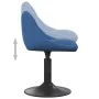 Taburete de cocina de terciopelo azul by , Kitchen stools - Ref: Foro24-335320, Price: 64,32 €, Discount: %