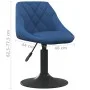 Taburete de cocina de terciopelo azul by , Kitchen stools - Ref: Foro24-335320, Price: 64,32 €, Discount: %
