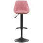 Taburete de cocina de terciopelo rosa von , Küchenhocker - Ref: Foro24-335343, Preis: 70,40 €, Rabatt: %