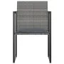 Garden dining set 7 pieces with gray synthetic rattan cushions by vidaXL, Garden sets - Ref: Foro24-313118, Price: 520,11 €, ...