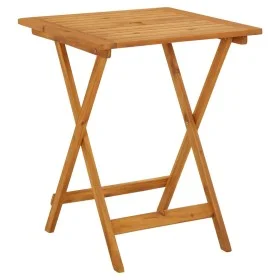 Folding garden table made of solid acacia wood 60x60x75 cm by vidaXL, Garden tables - Ref: Foro24-313595, Price: 65,32 €, Dis...