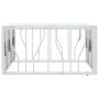 Mesa de centro acero inoxidable y vidrio plateado 80x80x40 cm by , Coffee table - Ref: Foro24-350059, Price: 197,15 €, Discou...