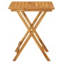 Klappbarer Gartentisch aus massivem Akazienholz 60x60x75 cm von vidaXL, Gartentische - Ref: Foro24-313595, Preis: 68,27 €, Ra...