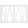 Mesa consola acero inoxidable y vidrio plateado 110x30x70 cm by , Side tables - Ref: Foro24-350027, Price: 222,66 €, Discount: %