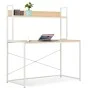 Escritorio para ordenador blanco y roble 120x60x138 cm von , Schreibtische - Ref: Foro24-20255, Preis: 95,52 €, Rabatt: %