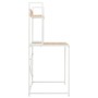 Escritorio para ordenador blanco y roble 120x60x138 cm de , Escritorios - Ref: Foro24-20255, Precio: 96,99 €, Descuento: %