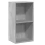 Estantería 2 niveles contrachapada gris hormigón 40x30x76,5cm by , Bookcases and shelves - Ref: Foro24-800931, Price: 39,74 €...